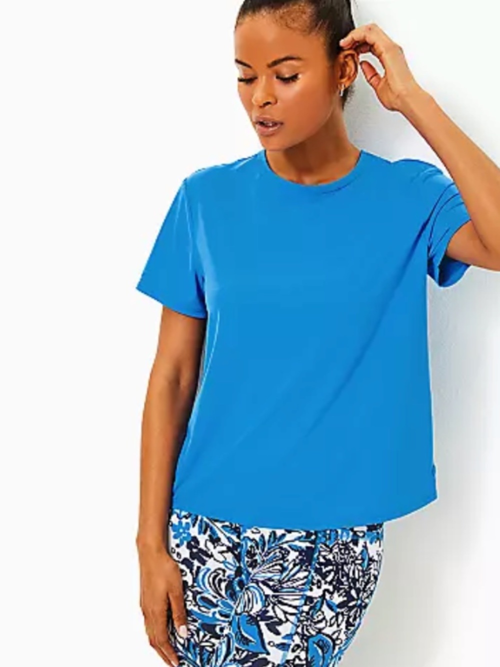 LILLY PULITZER WOMEN'S UPF 50 Luxletic Rally Active Tee Size Large